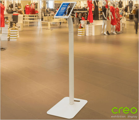 Image of a Universal Tablet Floor Stand