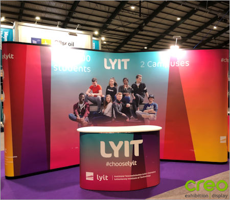Popup Curved Counter Image from Creo Ireland