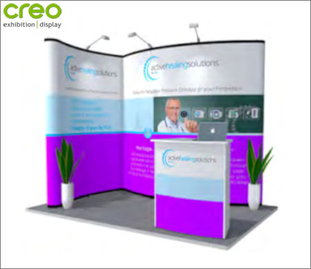 Image of a Nomadic Display Combined Popup Stand Design 6