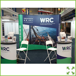 Image of a Curved Display Stand from Creo Ireland