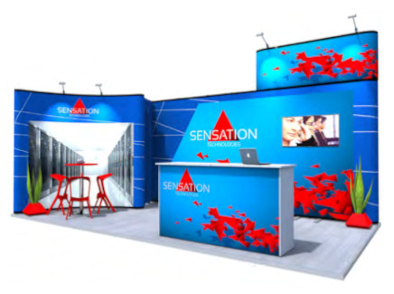 Image of an Nomadic Modular Popup Stand Design 4