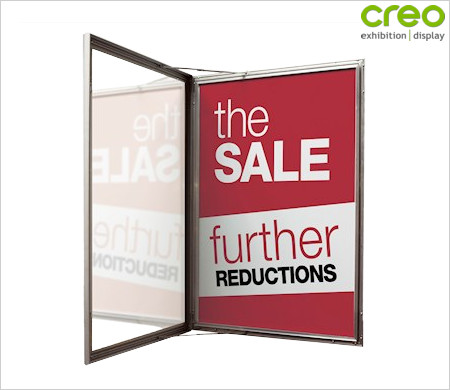 Image of an Outdoor Display Poster Case