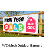 Image of a PVC Vinyl Outdoor Banner